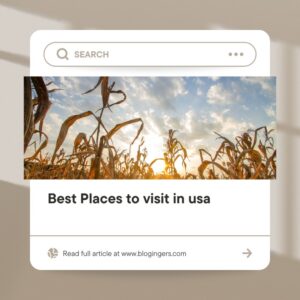 Best places to visit in usa