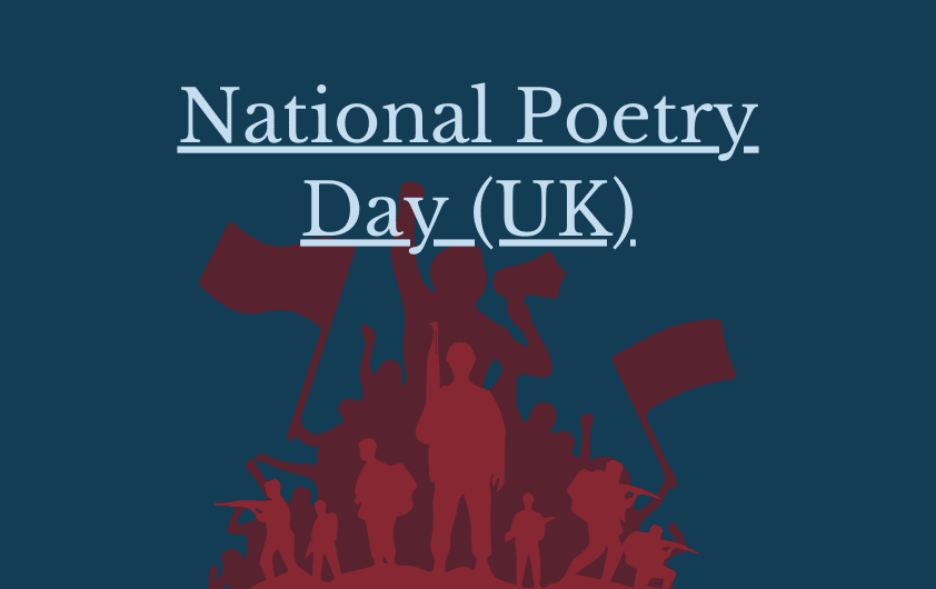 How Do You Outline National Poetry Day (UK) & 8211; October 3rd? As a result of This Definition Is Pretty Exhausting To Beat.