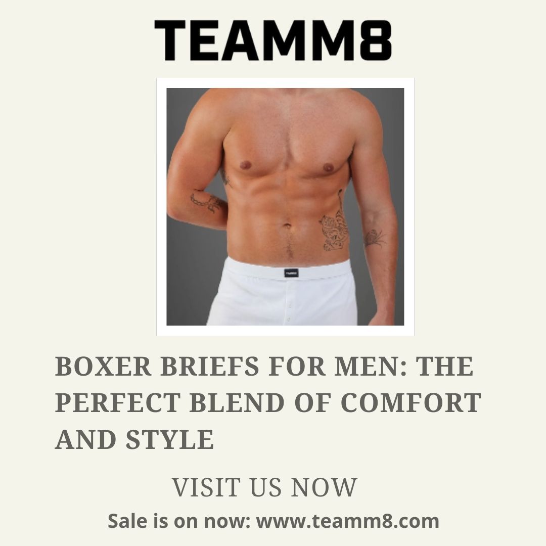Feel Comfortable and Look Great with TEAMM8 Boxer Briefs