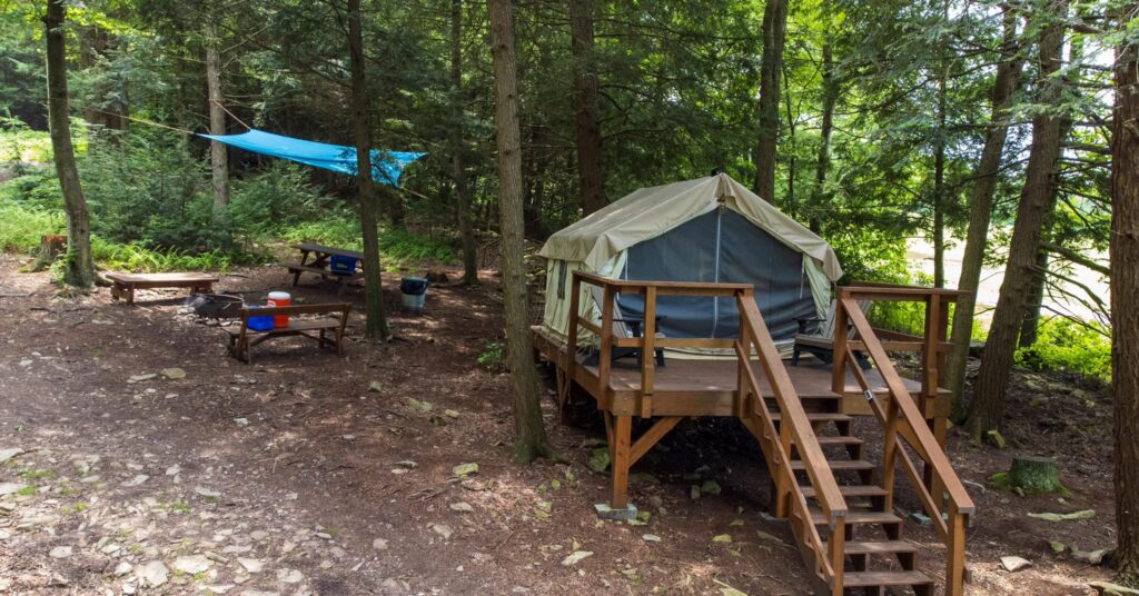 glamping in the Poconos