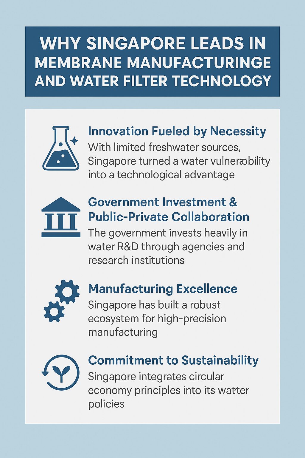 MBR Membrane Manufacturers & Water Filters | Singapore’s Sustainable Filtration Solutions