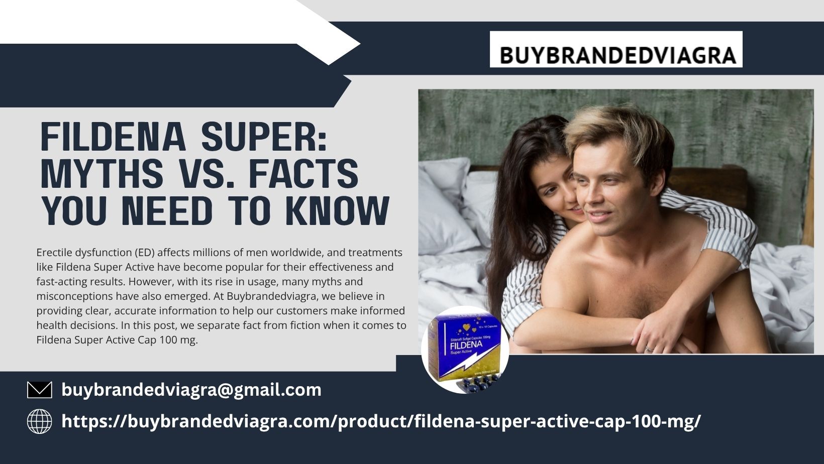 Fildena Super: Myths vs. Facts You Need to Know