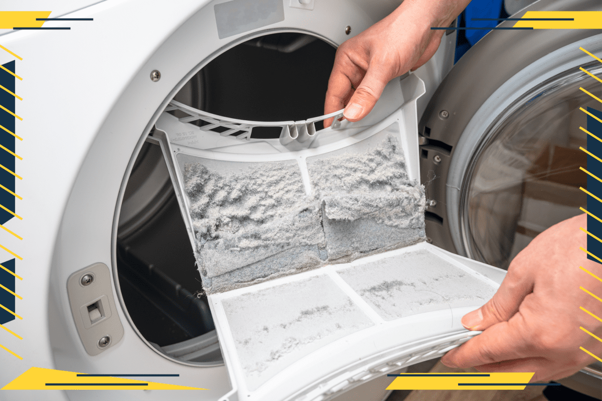 Cleaning Dryer Lint Trap