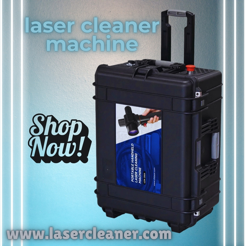 How can a laser cleaner machine remove rust without touching the surface
