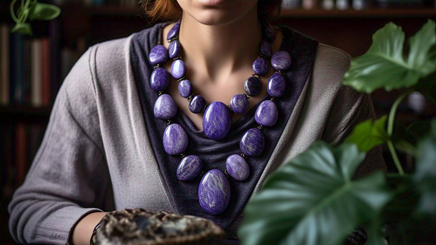 Charoite Jewelry in 925 Sterling Silver: Pure Magic for Your Wardrobe