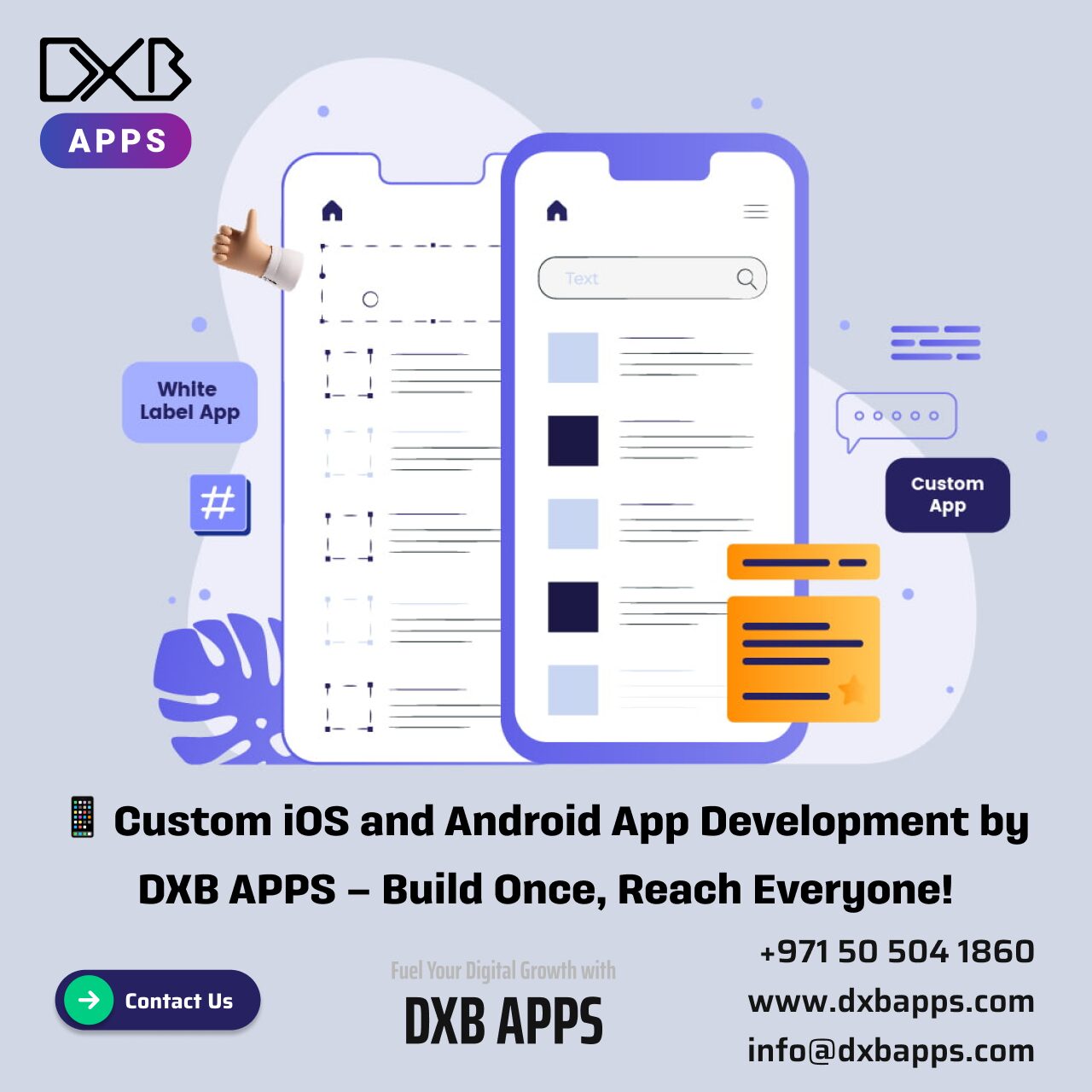 DXB APPS offers high-end app Development Dubai services for top apps