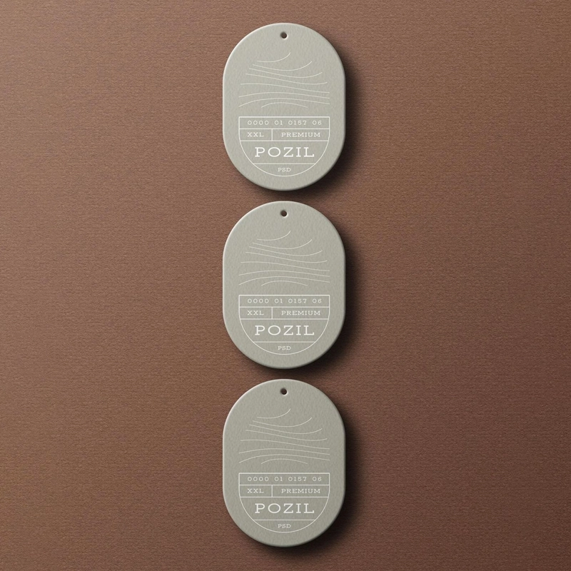 Custom Oval Hang Tags for Elegant and Professional Branding