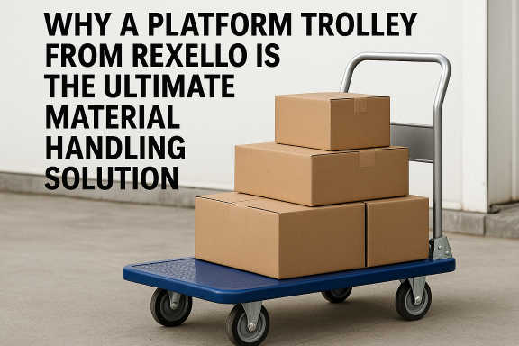 Why a Platform Trolley from Rexello is the Ultimate Material Handling Solution