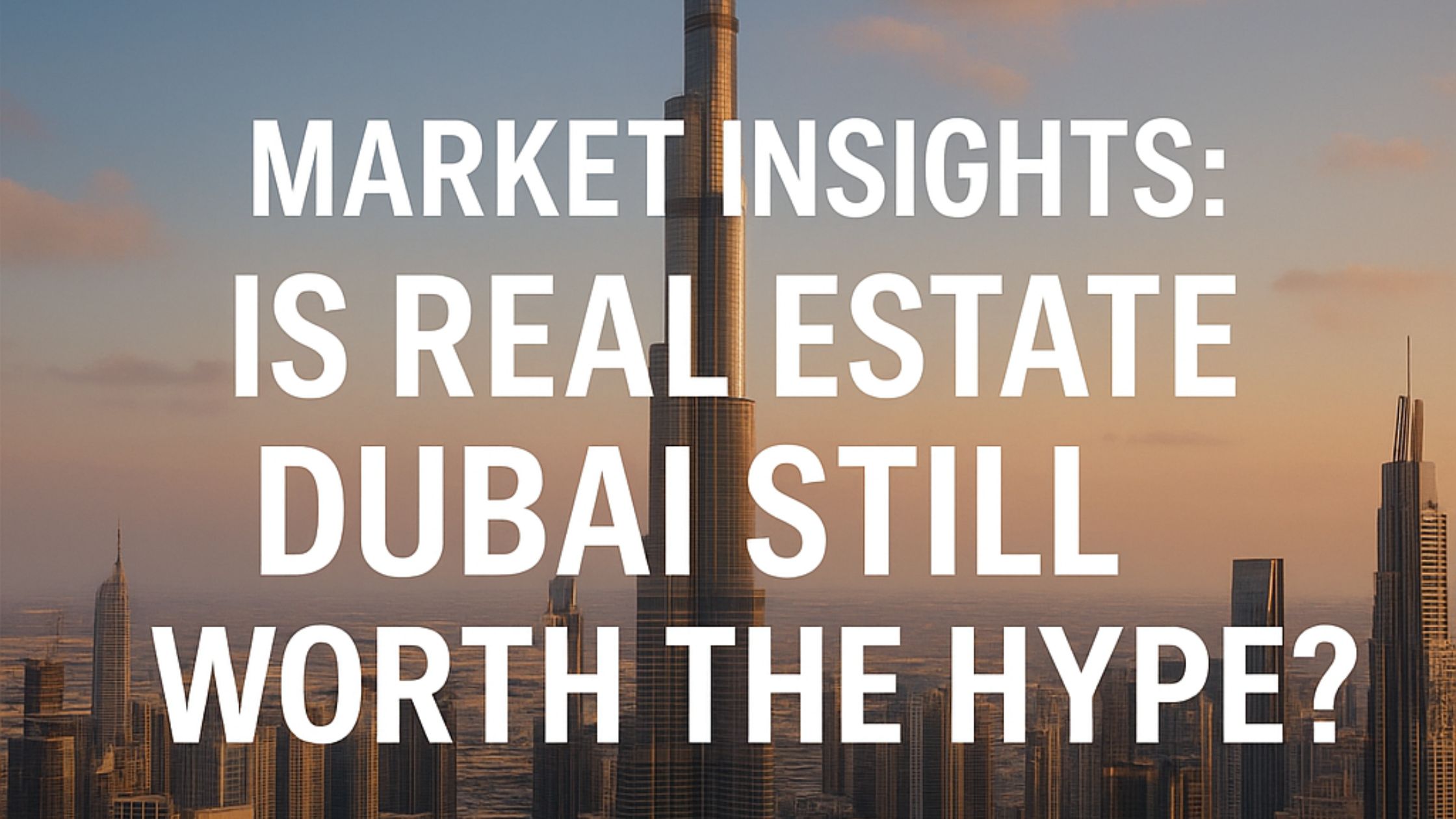 Market Insights: Is Real Estate Dubai Still Worth the Hype?