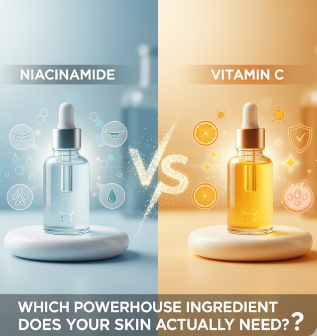 Niacinamide vs. Vitamin C—Which Ingredient Wins for Your Skin?