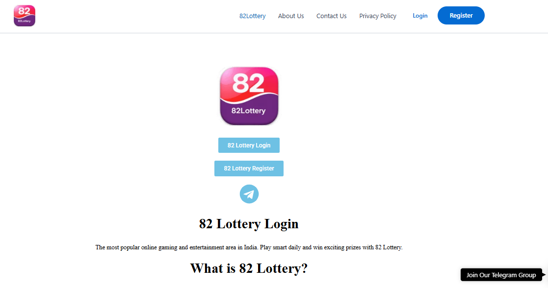 Login to 82 Lottery – Your Gateway to Instant Wins and Real Rewards