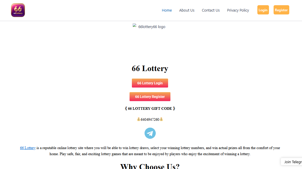 Join 66 Lottery – Spin, Play, and Win Exciting Prizes