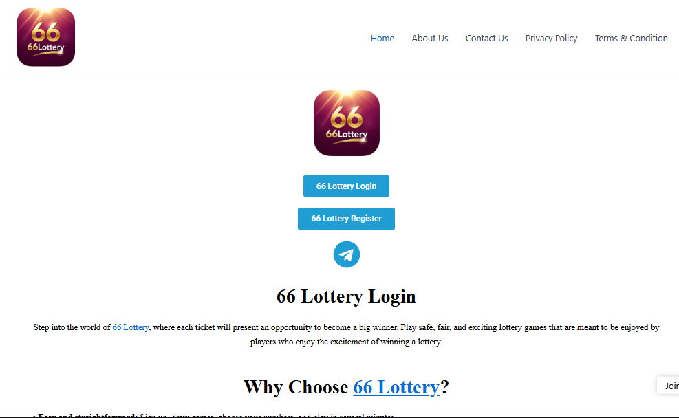 66 Lottery Login – Access Your Account and Start Winning Instantly