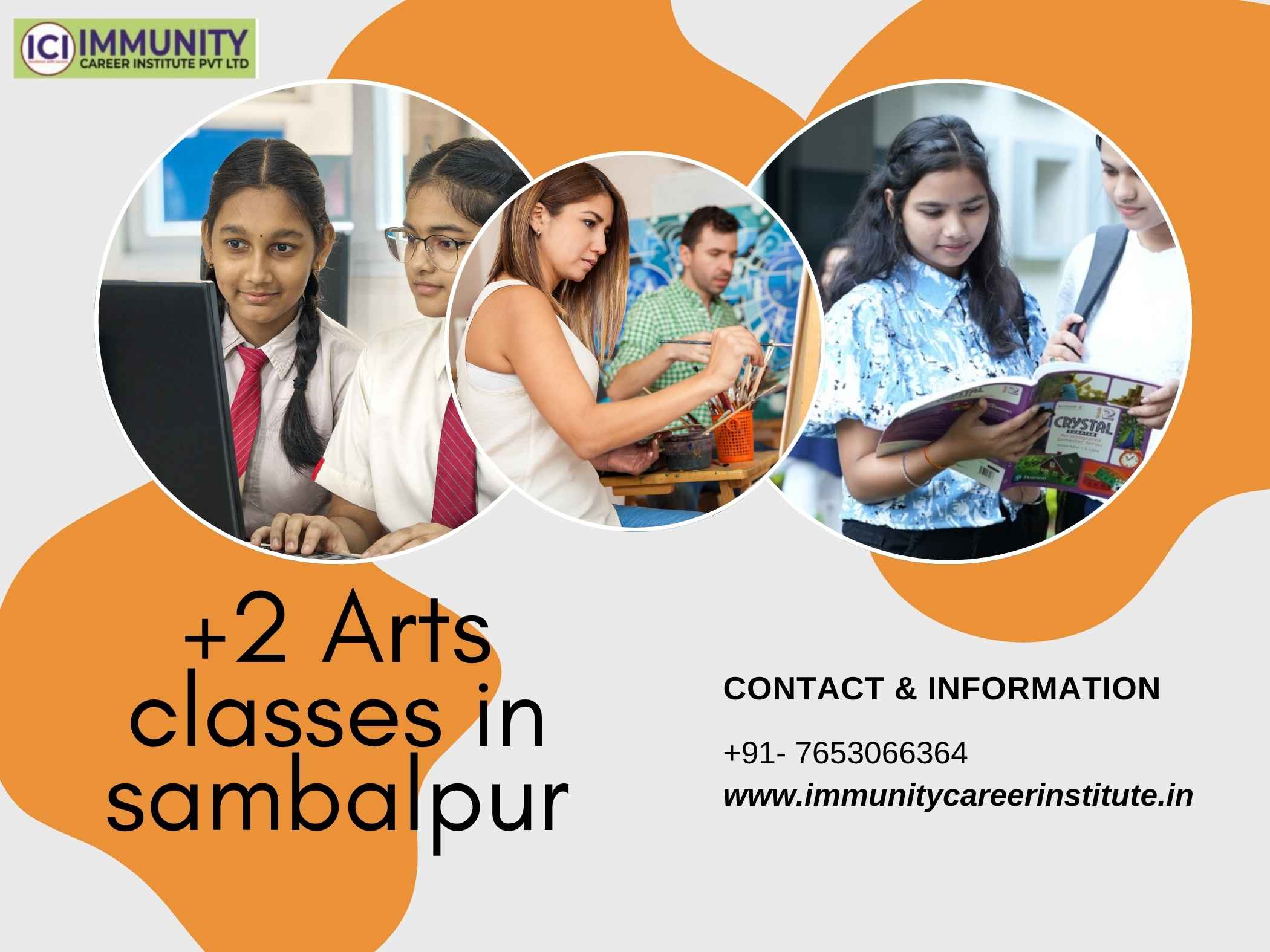 Admissions Now Open for +2 Arts Classes in Sambalpur at Immunity Career Institute, Odisha