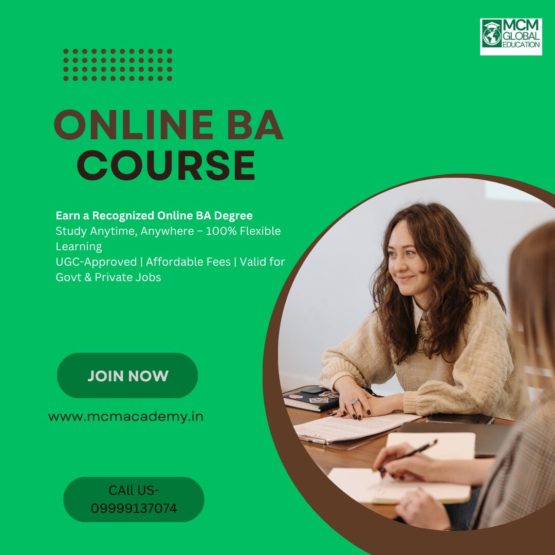 Online BA Course in India: Fees, Eligibility, and Career Options
