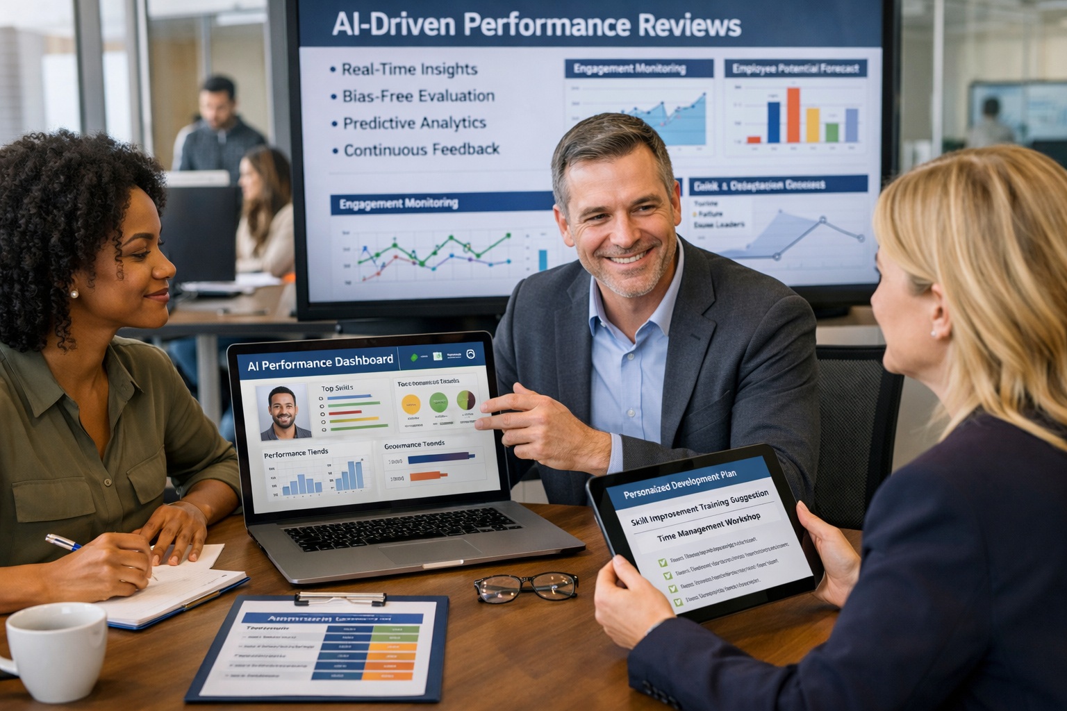 How Can AI Implementation in HR Streamline Performance Reviews?