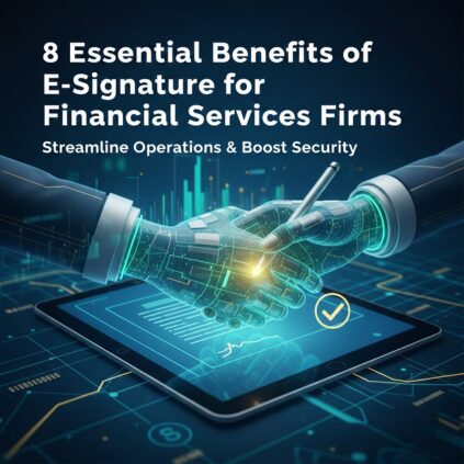 8 Essential Benefits of E-Signature for Financial Services Firms