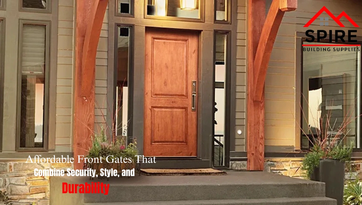 Affordable Front Gates That Combine Security, Style, and Durability