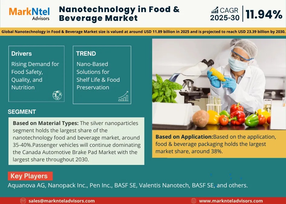 Nanotechnology in Food & Beverage Market Forecast to 2030: Size, Share & Growth