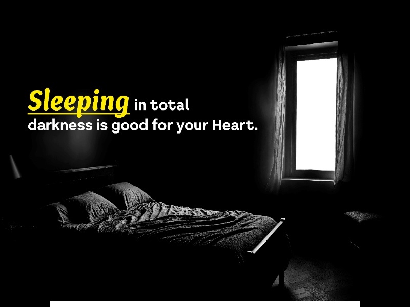 Sleeping in clean darkness is good for heart health