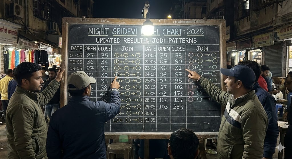 Night Sridevi Panel Chart