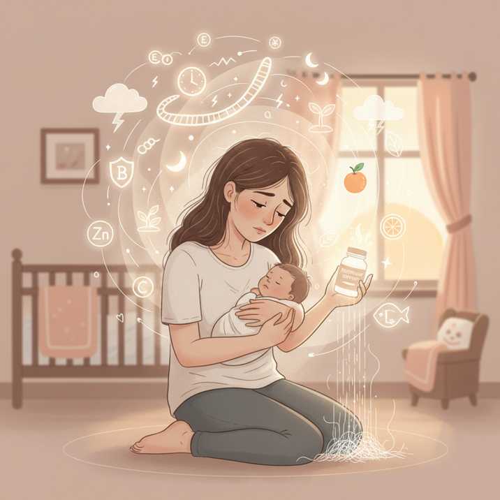 postpartum hair loss vitamins