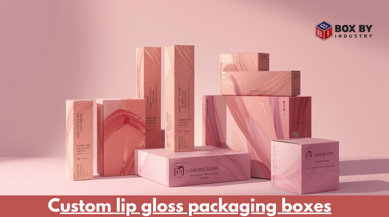 Custom Lip Gloss Boxes with High-Quality Finishes and Prints