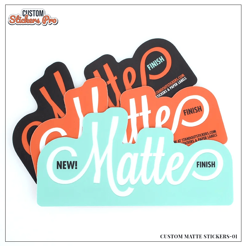 Affordable Custom Matte Stickers Wholesale for Large Orders