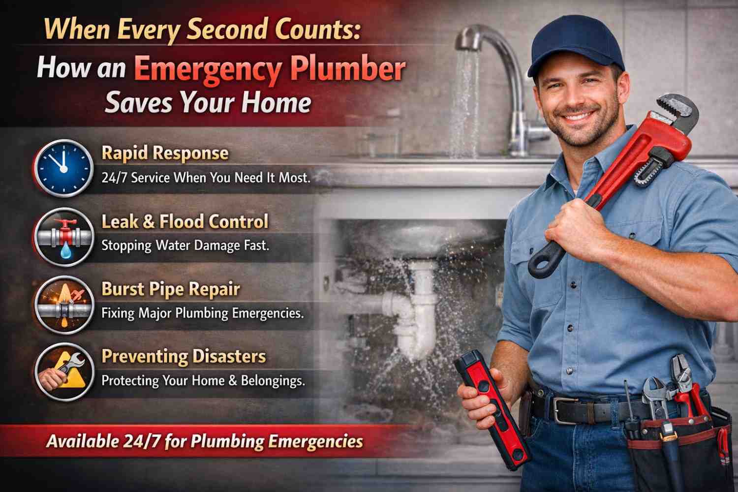 When Every Second Counts: How an Emergency Plumber Saves Your Home
