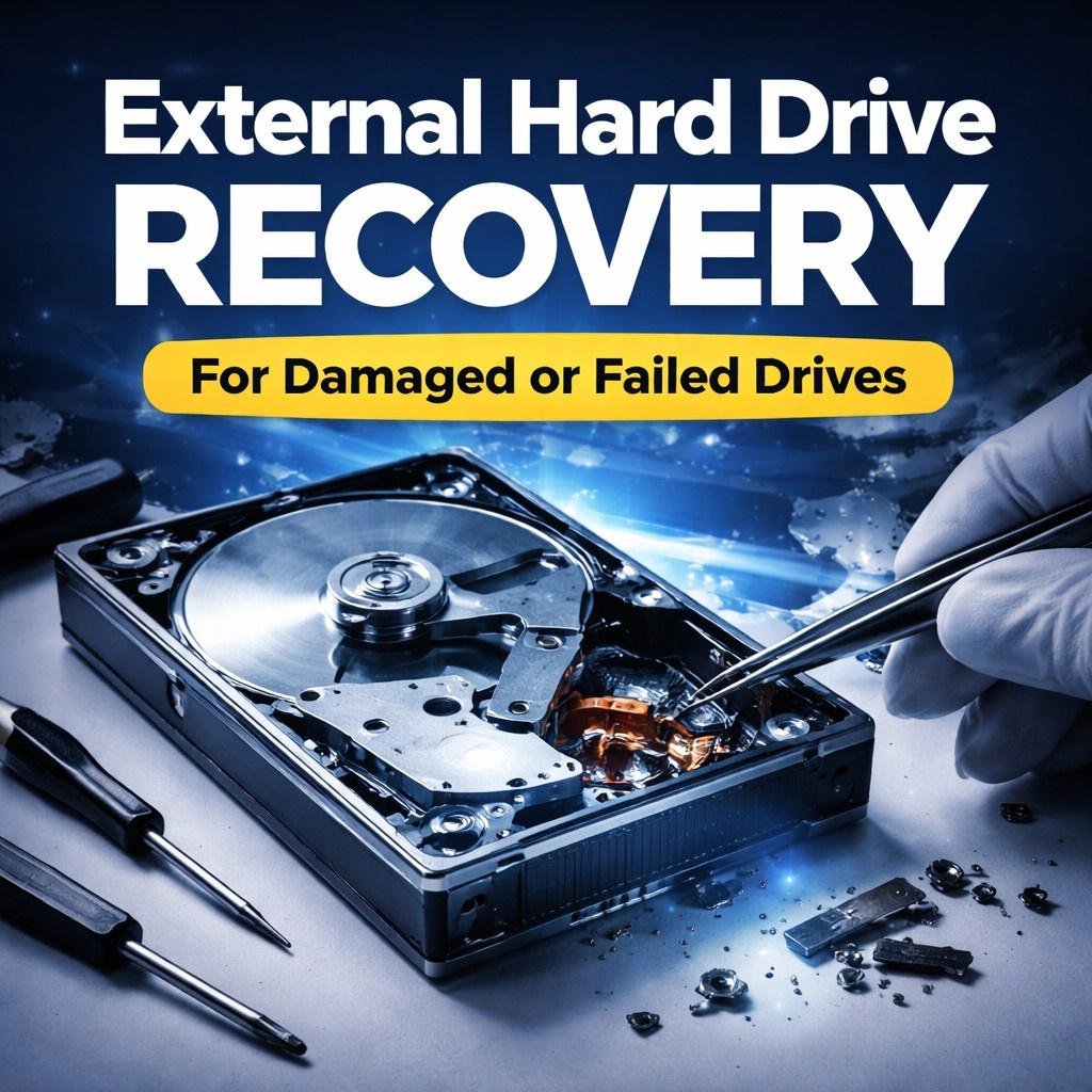 External Hard Drive Recovery for Failed or Damaged Devices