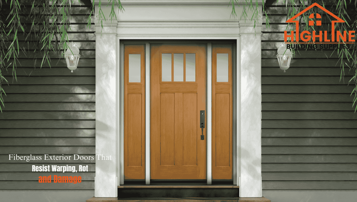 Fiberglass exterior doors