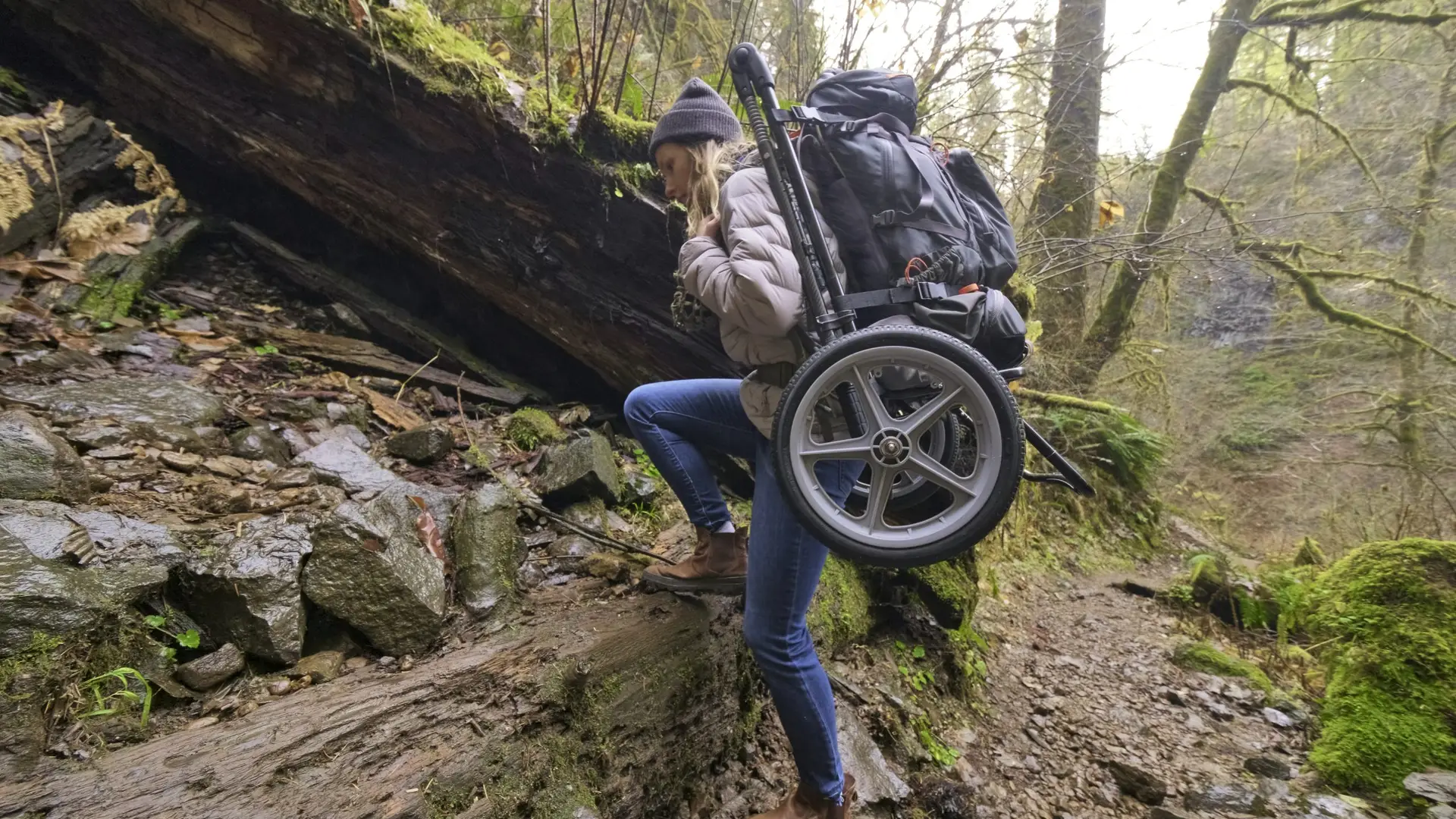 Gear Cart for Trekking – Hands-Free Hiking Solution