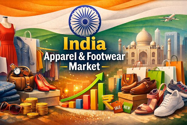 What is behind the fast development of the Indian Apparel and Footwear Industry?