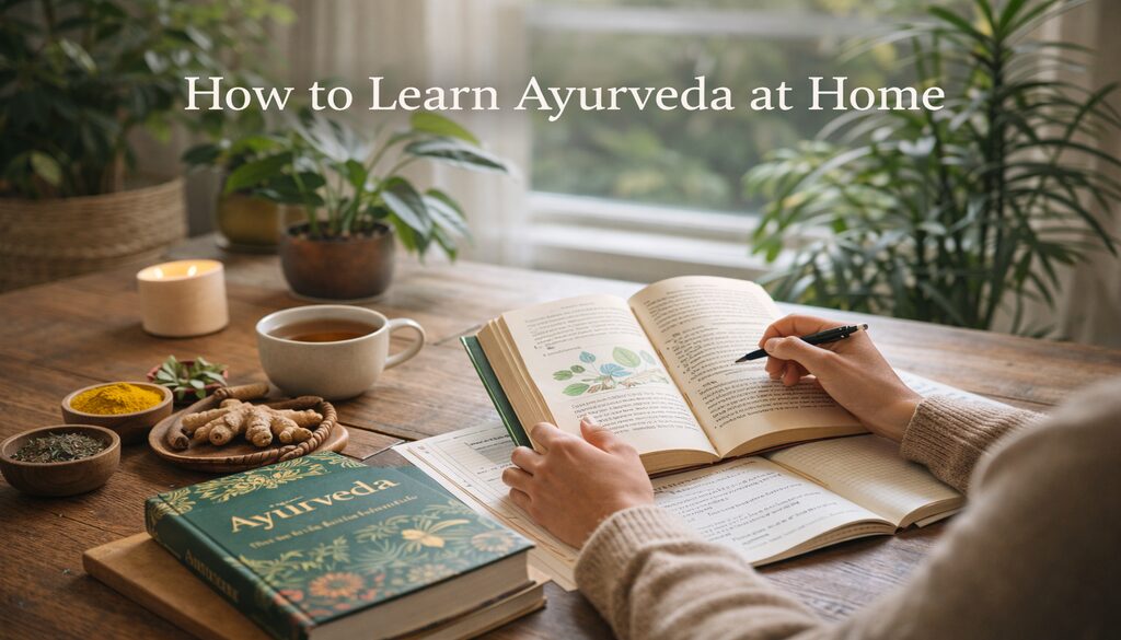 How to Learn Ayurveda at Home: Step-by-Step Guide for Beginners