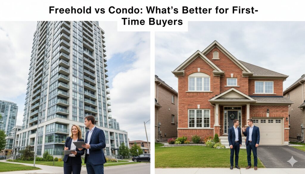 Freehold vs Condo: Which Is Better for First-Time Buyers?