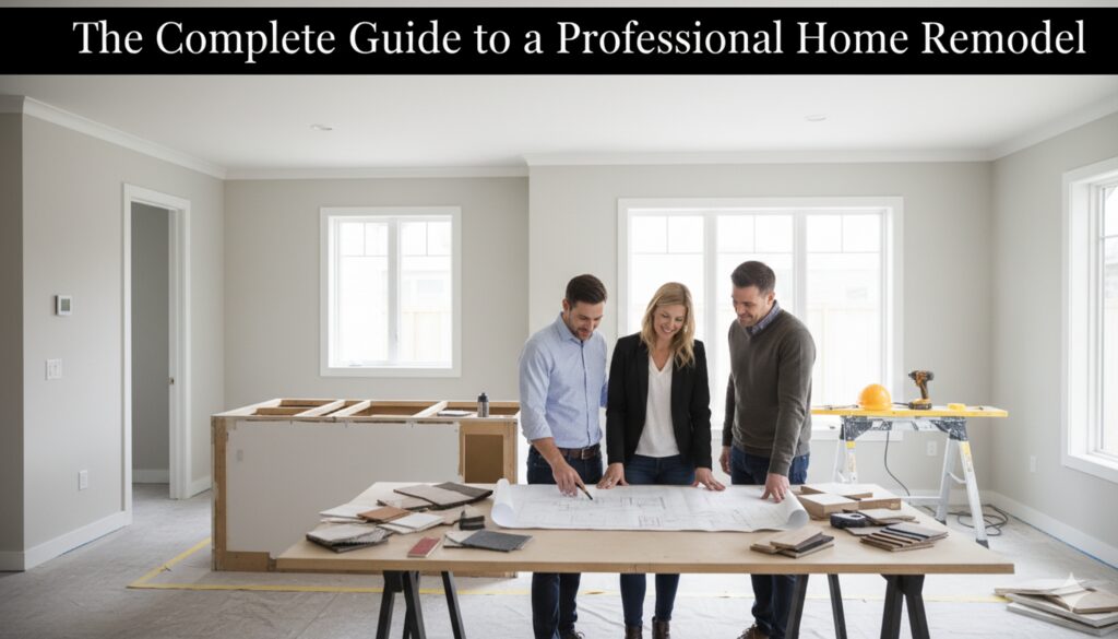 The Complete Guide to a Professional Home Remodel: What Homeowners Need to Know