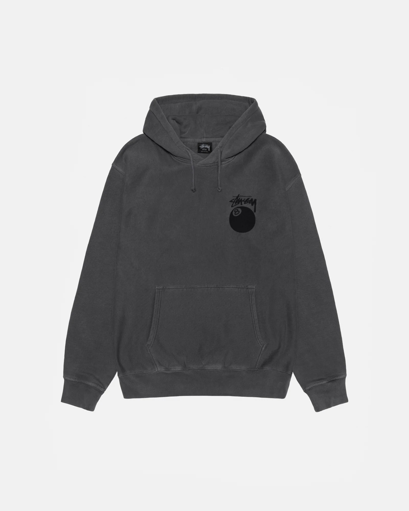 STUSSY-8-BALL-HOODIE-PIGMENT-DYED-BLACK
