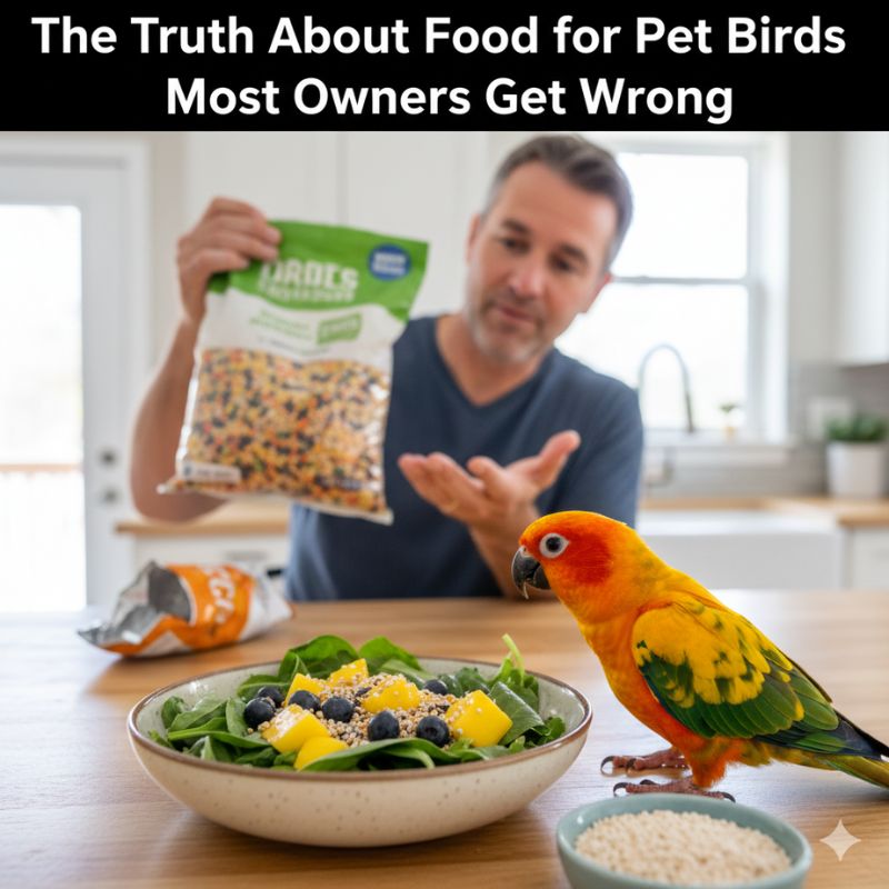 The Truth About Food for Pet Birds Most Owners Get Wrong