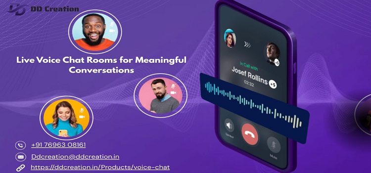 Voice Chat Room App Development Solutions by DD Creation