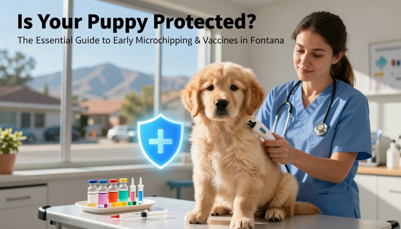 Is Your Puppy Protected? The Essential Guide to Early Microchipping & Vaccines in Fontana
