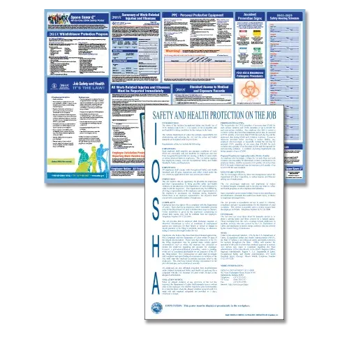What happens if the OSHA poster is not posted?