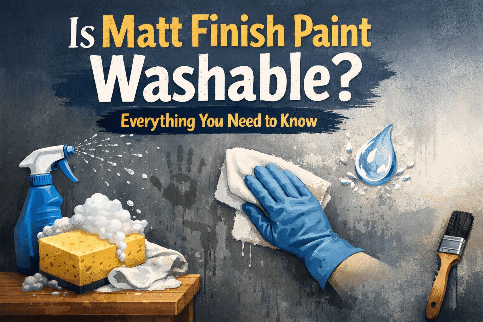 Is Matt Finish Paint Washable? Everything You Need to Know