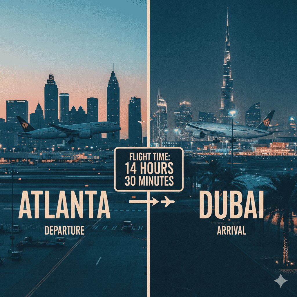 Understanding Atlanta to Dubai Flight Time: A Comprehensive Guide