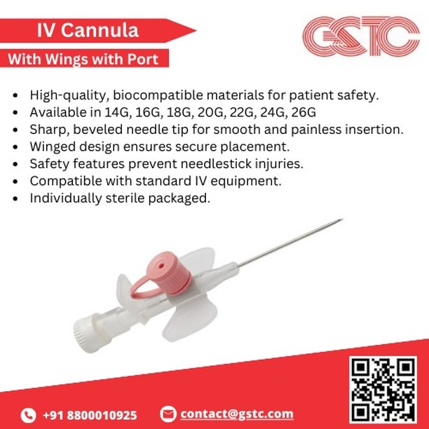 IV-Cannula-with-Wings-Port