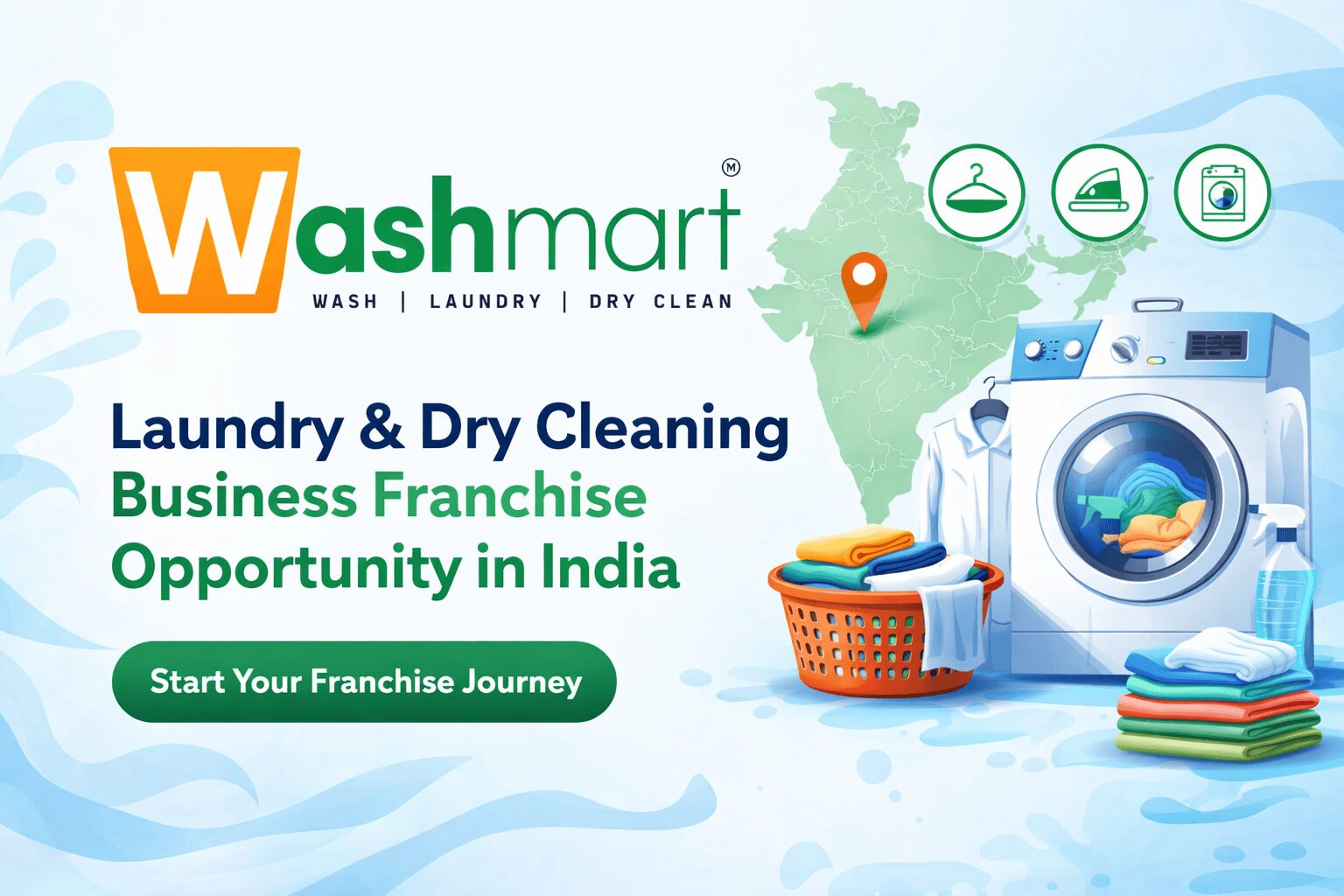 Guide to Startup Costs for a Washmart Laundry Franchise in India