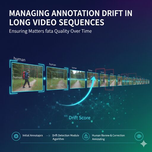 Managing Annotation Drift in Long Video Sequences