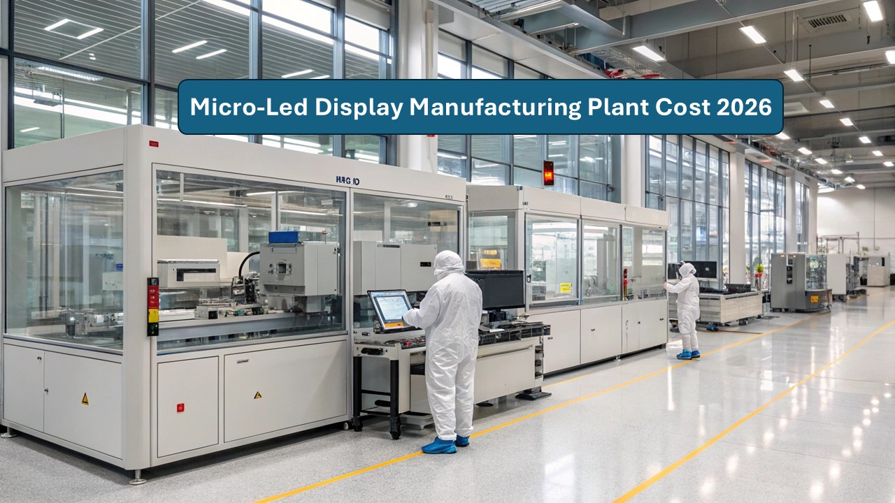 Micro-Led Display Manufacturing Plant Cost 2026: Industry Overview and Capital Requirements