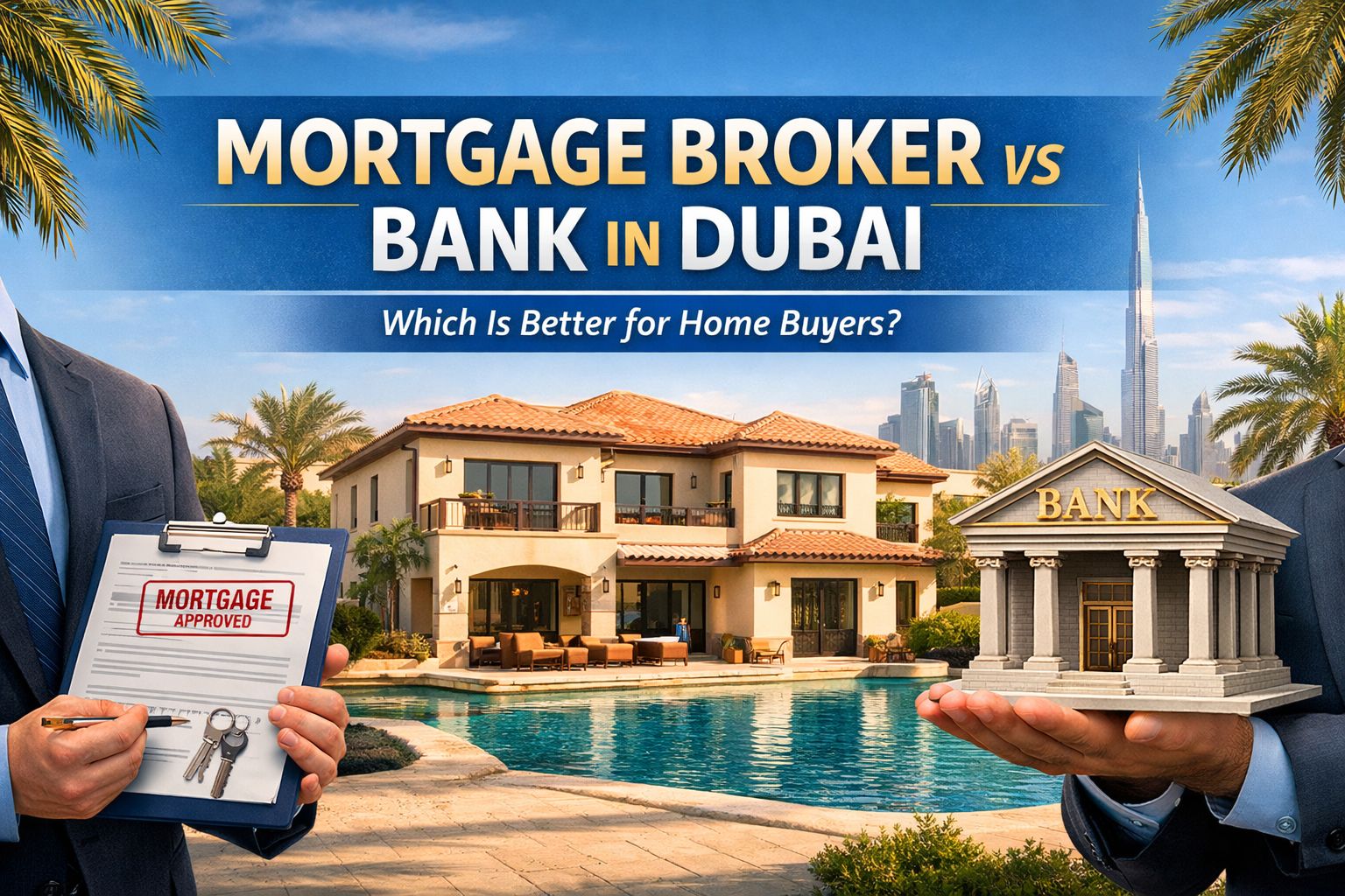 Mortgage Broker vs Bank in Dubai: A Complete Guide for Buyers