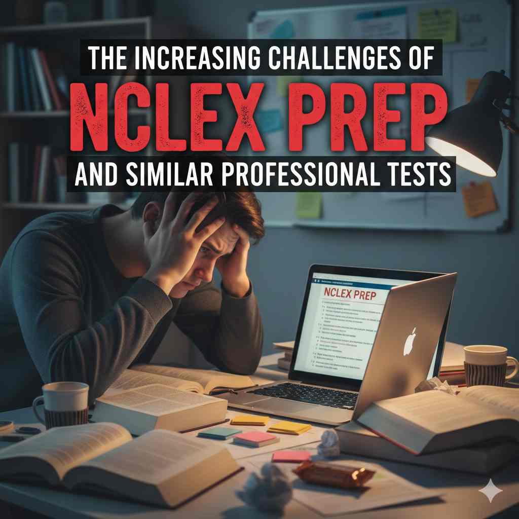 The Increasing Challenges Of NCLEX Prep And Similar Professional Tests