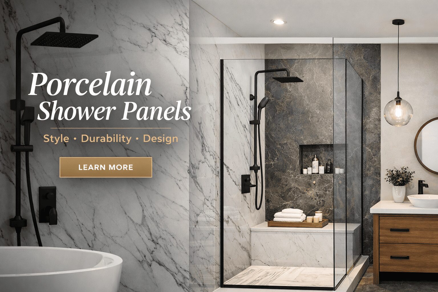 The Ultimate Guide to Porcelain Shower Panels — Style, Durability & Design